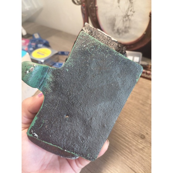 Decorative Resin Truck with Christmas Tree Stocking Hanger, Red Green Brown - Picture 5 of 6